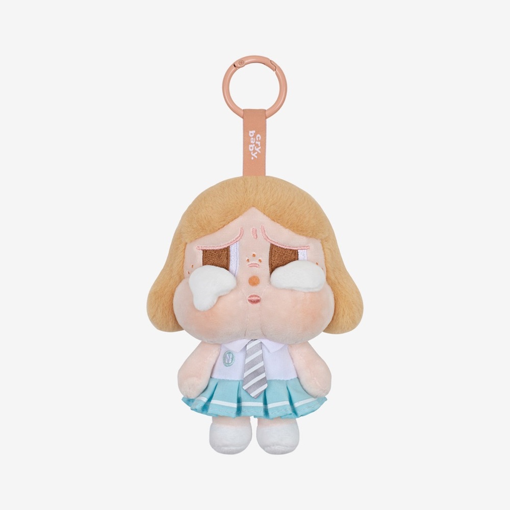 POP MART Crybaby Sunset Concert Plush Pendant (Beige Blue)